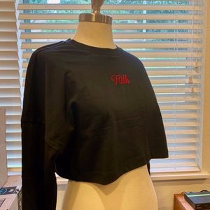 KITH x Coca-Cola Surf Club Long Sleeve Crop Top